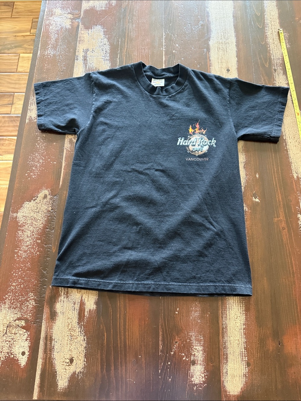 Hard Rock Cafe Black Vancouver Logo T‑shirt